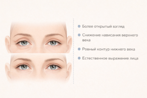 плюсы блефаропластики
