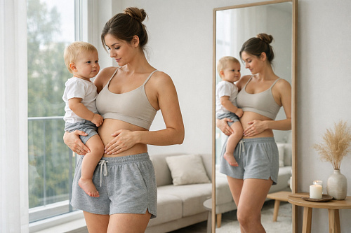 Как убрать живот после родов?